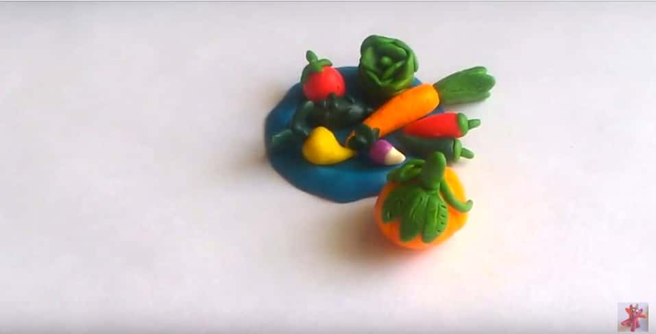 овощи из пластилина на фото 14
