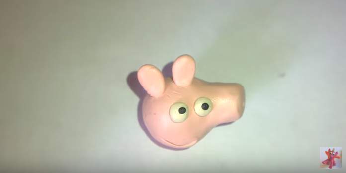 Свинка Пеппа из пластилина-13