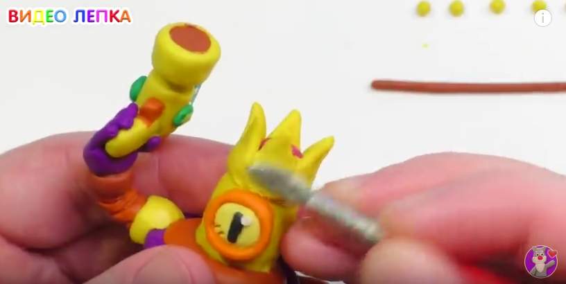 Лепим BRAWL STARS - БИБИ, МАЙК ПОВАР И РИКО МАЖОР 20